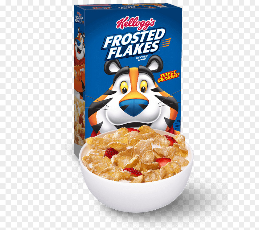 Breakfast Frosted Flakes Cereal Corn Frosting & Icing PNG