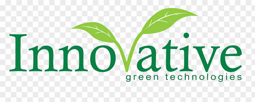 Green Technology Line Logo Brand Product Design Font PNG