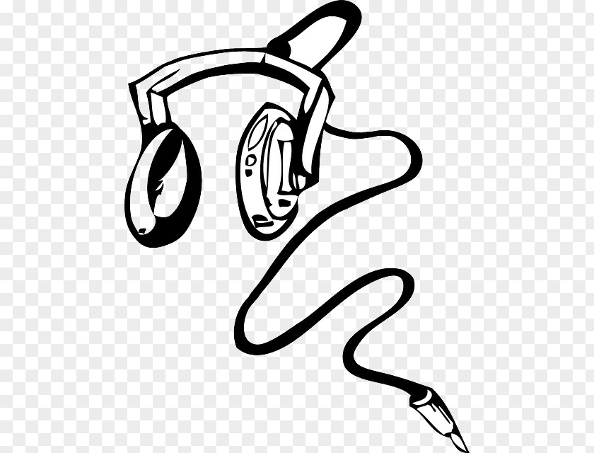 Headphones Clip Art Design PNG