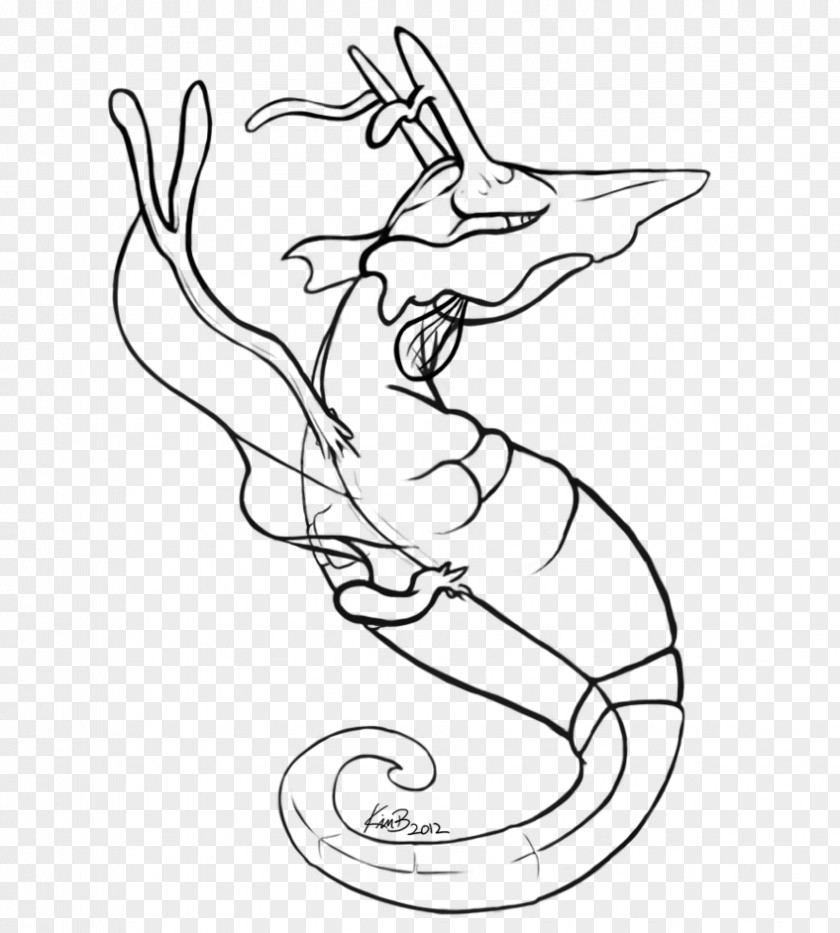 Kingdra Pokemon Line Art Drawing Vertebrate /m/02csf Search Aggregator PNG