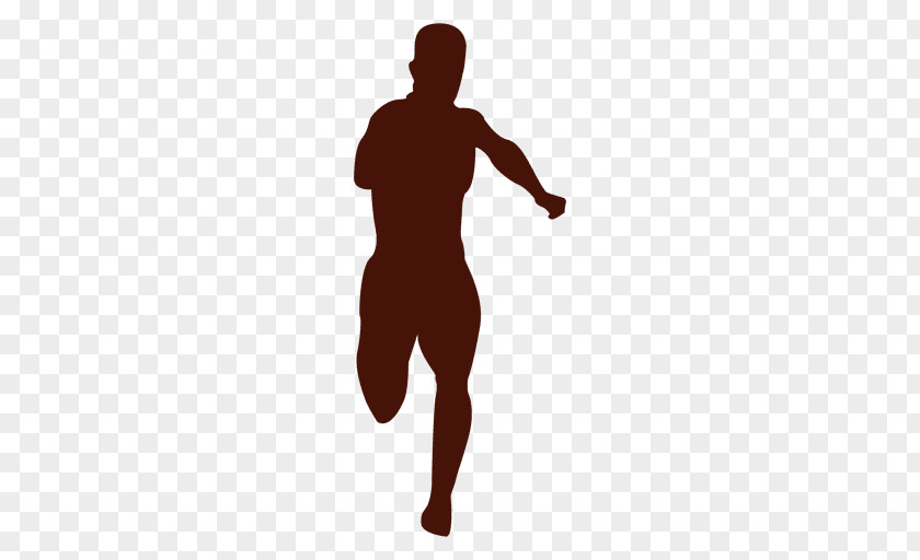 Silhouette Running PNG