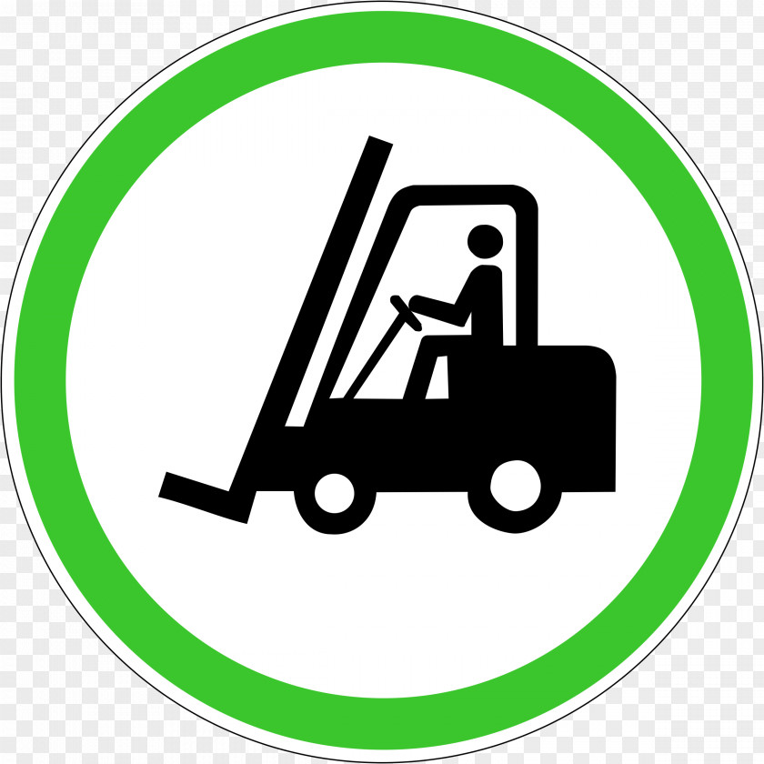 Truck Forklift Powered Industrial Trucks Warning Sign Sticker Label PNG