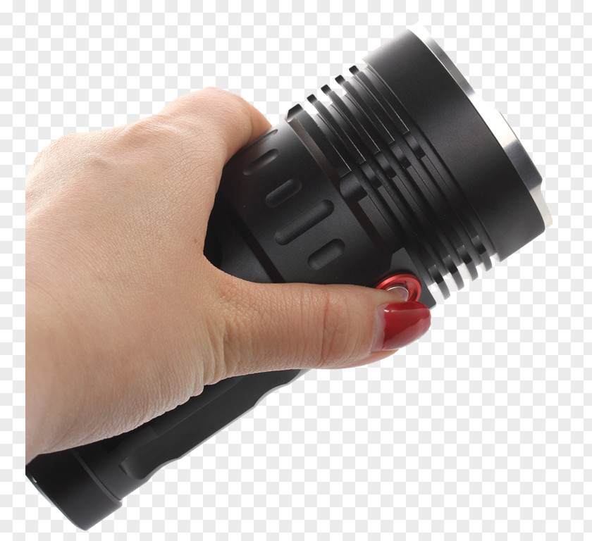 Waterproof Flashlight Camera Lens Product Design PNG