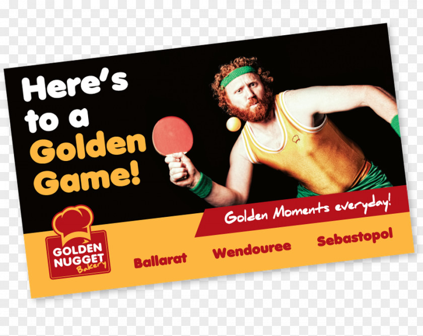 Wendouree Advertising Golden Nugget Bakery Brand PNG