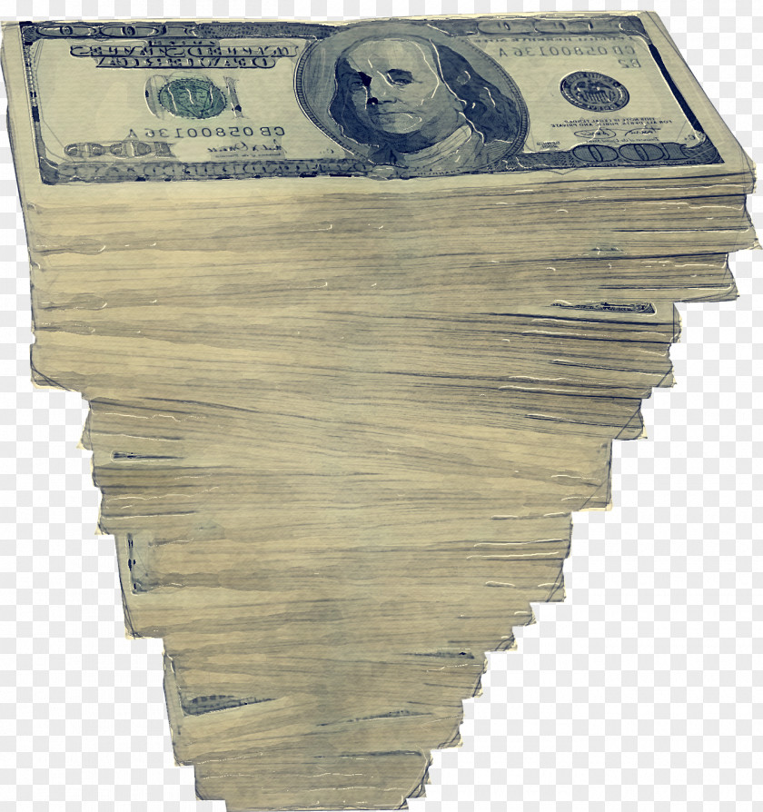 Banknote Wood Cash United States Dollar PNG