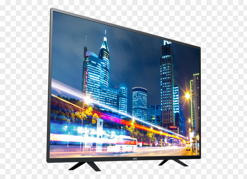 Led Tv Television Set AOC International Smart TV LED-backlit LCD PNG