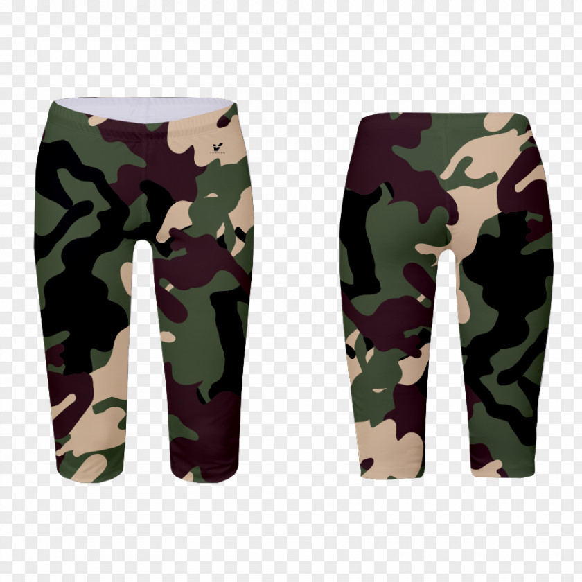 Moro Khaki Camouflage Leggings PNG
