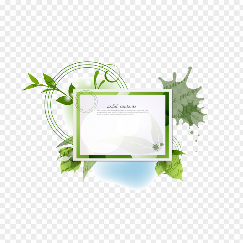 Free To Download The Frame Leaf Euclidean Vector PNG