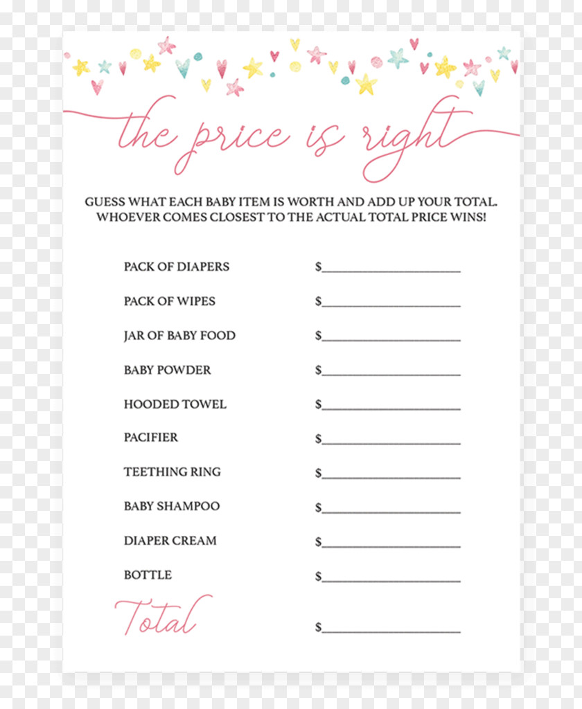 House Baby Shower Game Plan Is It The Right Price PNG