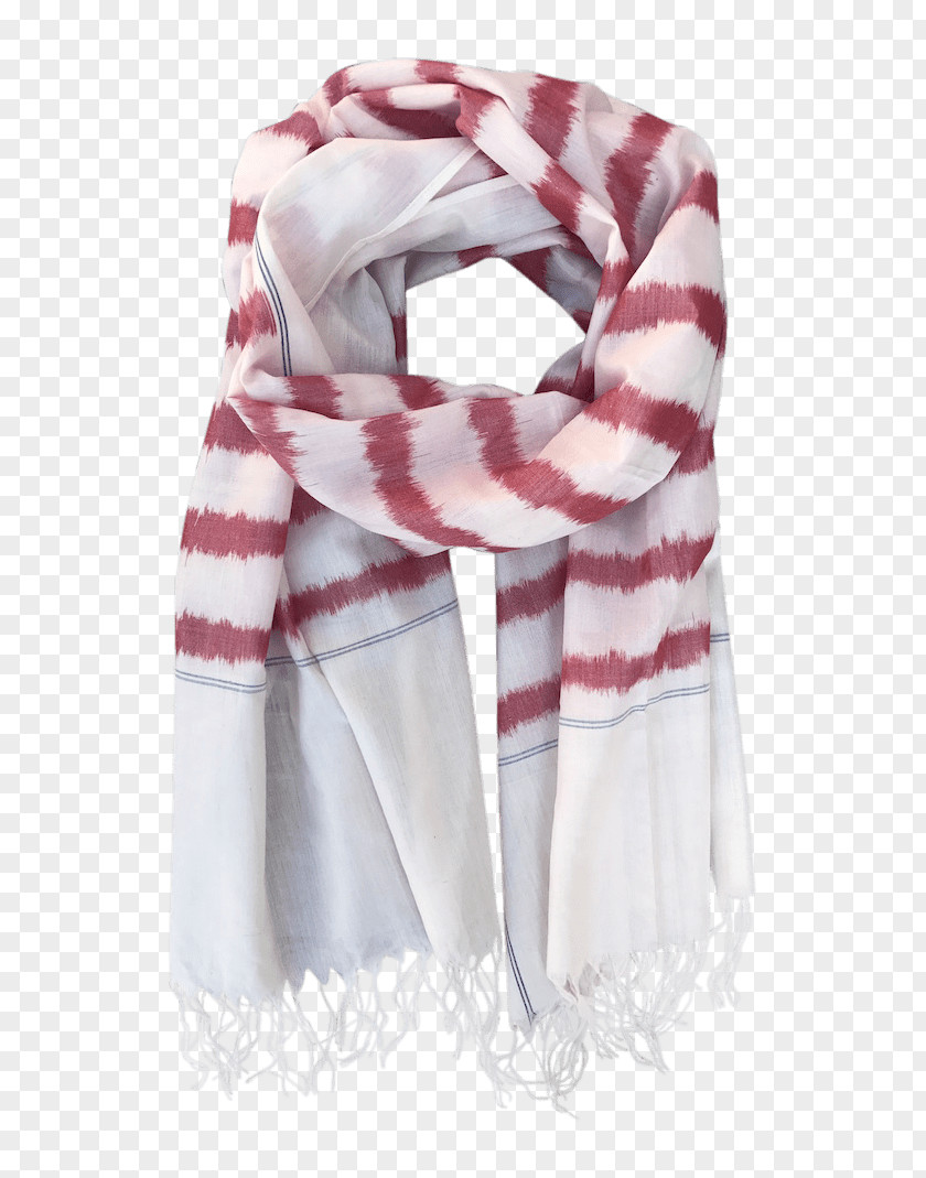 Pink Stripes Scarf Passion Lilie White Red Green PNG