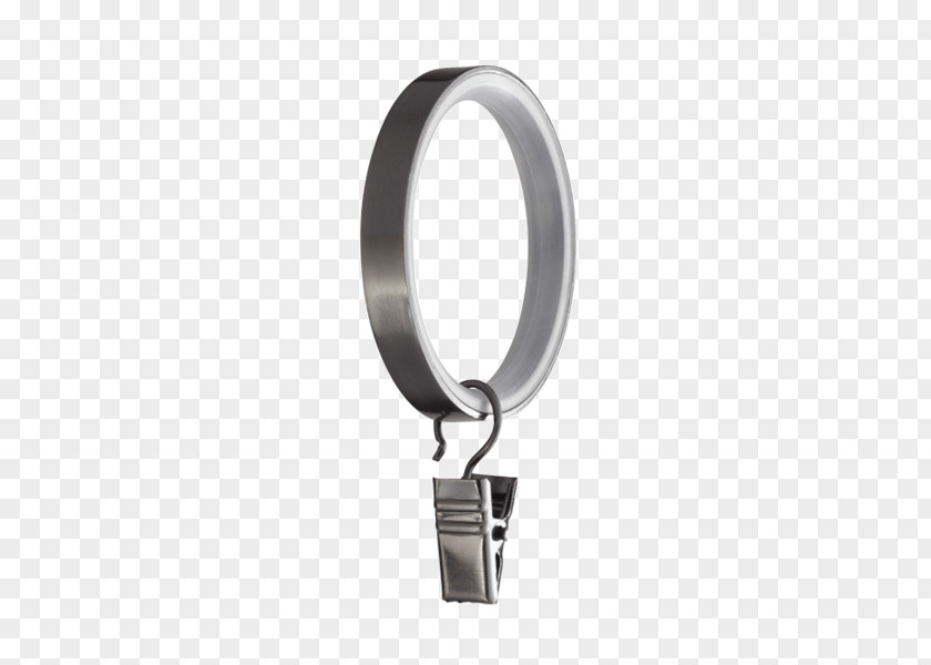 Product Curtain Clips Silver Design PNG