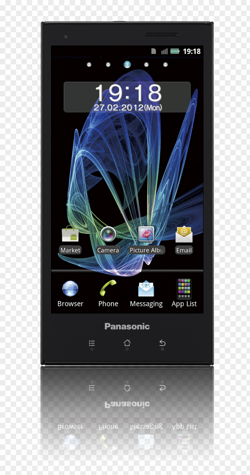 Smartphone Samsung Galaxy Mini Panasonic Eluga PNG