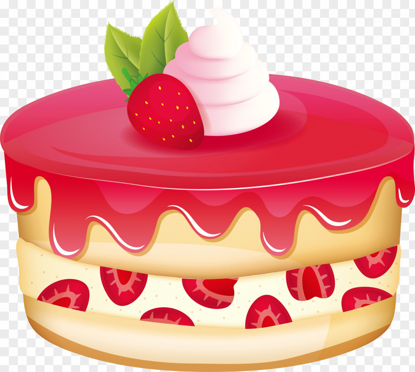 Strawberry Jam Pudding Cake Shortcake Bxe1nh PNG