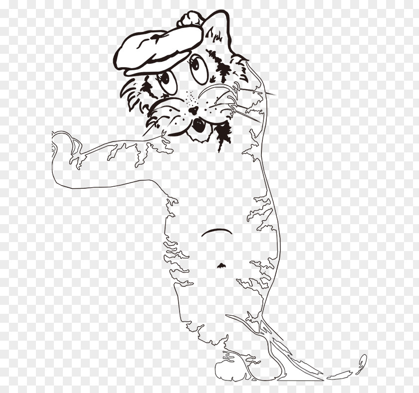 Tiger Visual Arts Sketch PNG