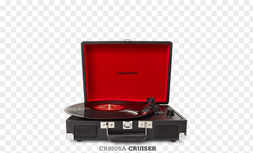 Turntable Phonograph Record Crosley Cruiser CR8005A CR8005A-TU Turquoise Vinyl Portable Player PNG