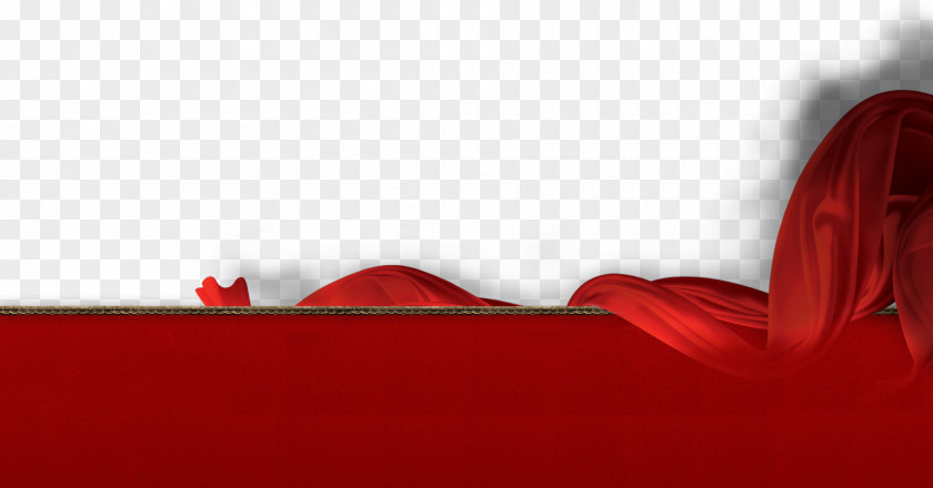 Wall And Ribbons Red Wallpaper PNG