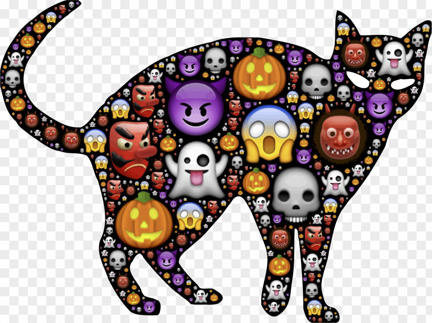 Halloween Cat Costume Clip Art PNG