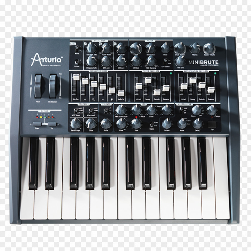 Key Arturia MiniBrute Analog Synthesizer Sound Synthesizers Modular PNG