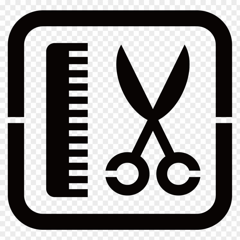 Paper Scissors Comb Hair Care Hairdresser Barber PNG