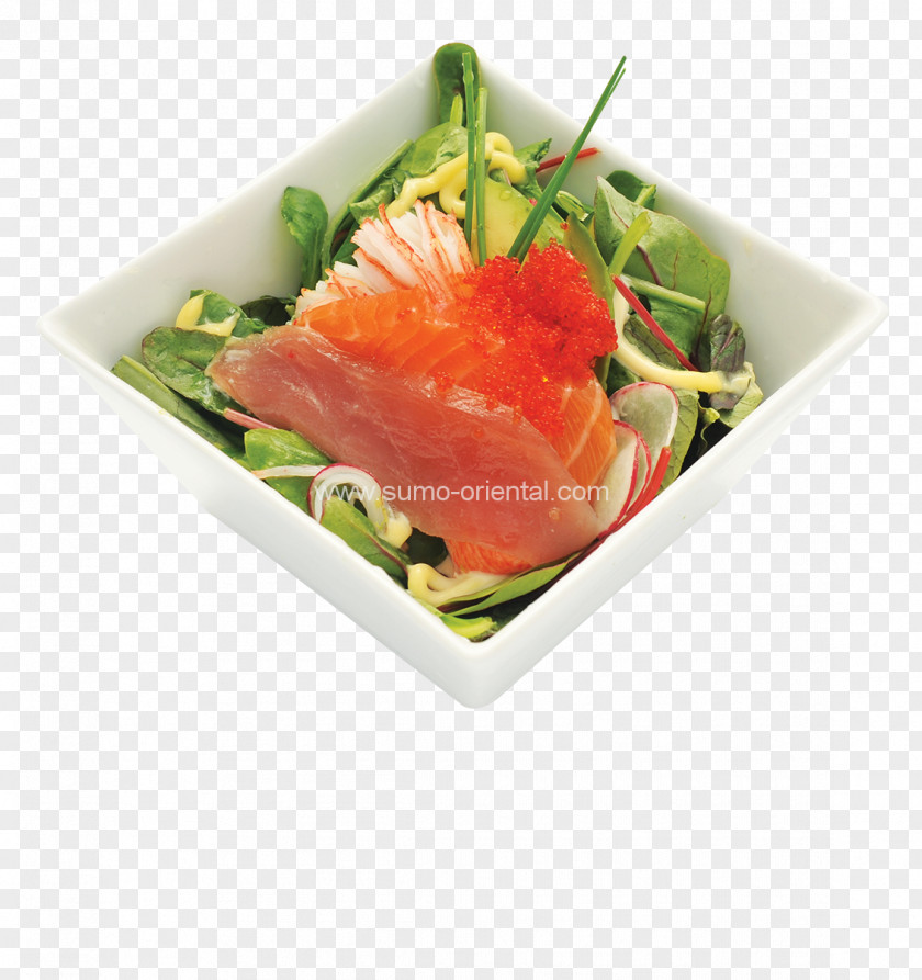 Salad Sashimi Smoked Salmon Lox Carpaccio Recipe PNG