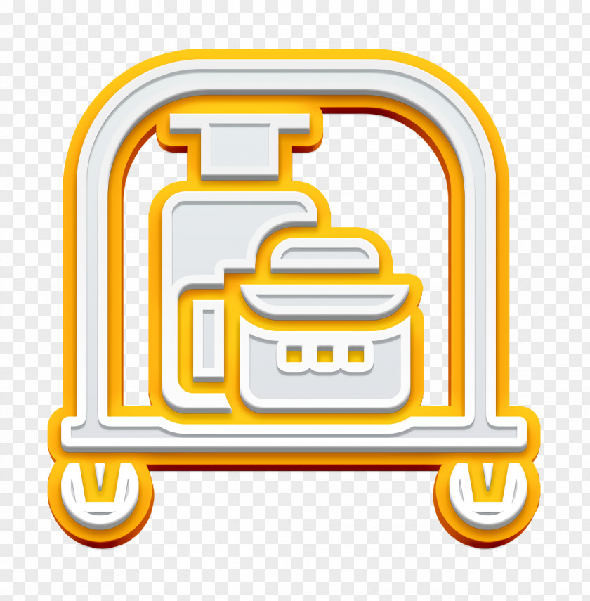 Hotel Services Icon Cart Luggage PNG