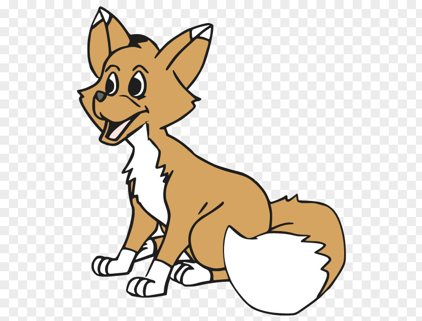 Little Fox Puppy Dog Breed Red Clip Art PNG