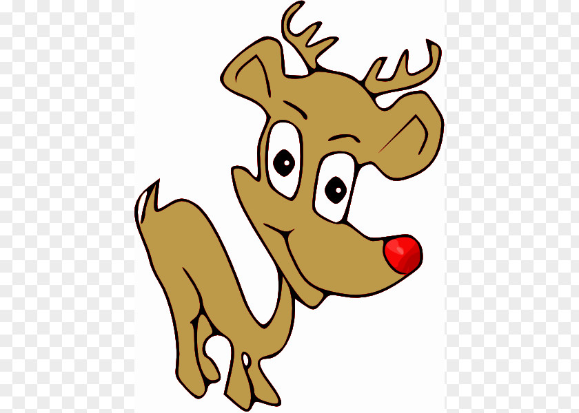 Rudolph Cliparts Reindeer Dog Clip Art PNG