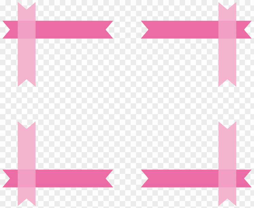 Simple Pink Frame. PNG