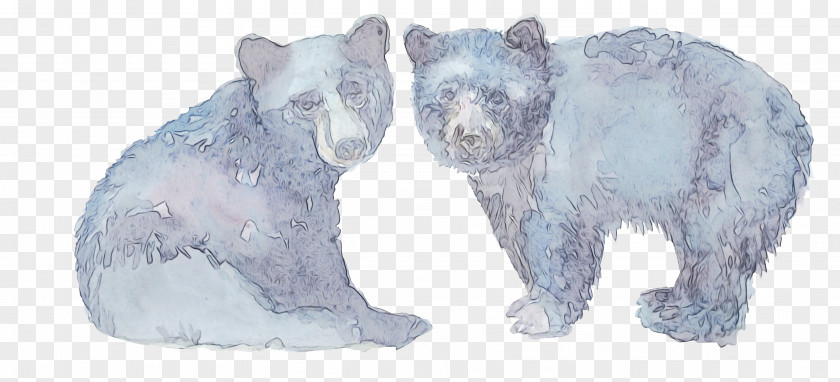 Animal Figure Bear Figurine Drawing Sketch PNG