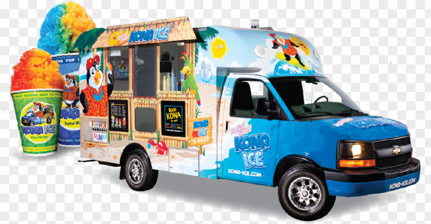 Findlay Courier Shave Ice Cream Kona Of Montebello Truck PNG