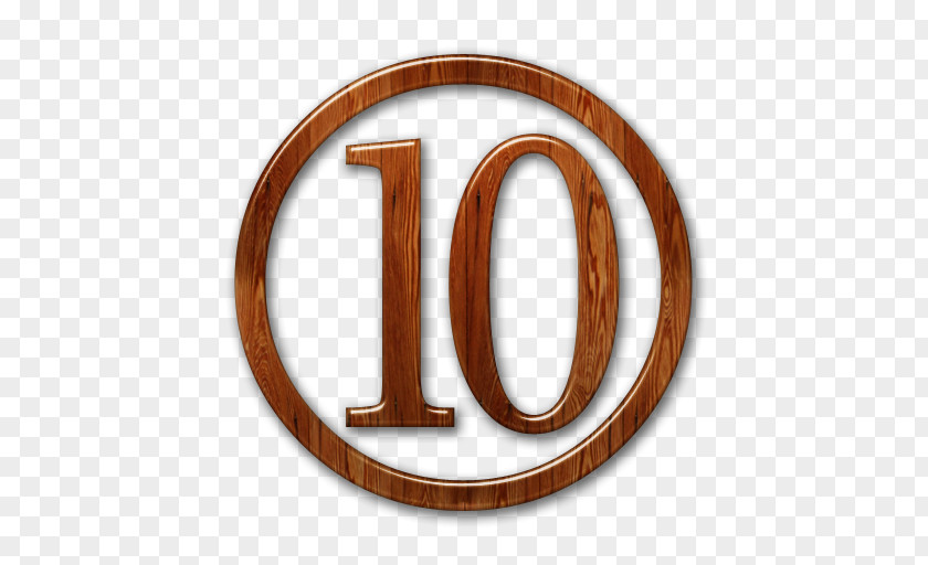 Number10 Icon Number Product Design PNG