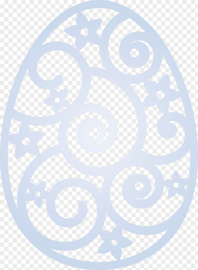 White Pattern Ornament Circle Oval PNG