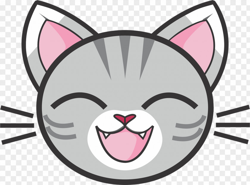 Cat Face Tabby Kitten Tiger Clip Art PNG