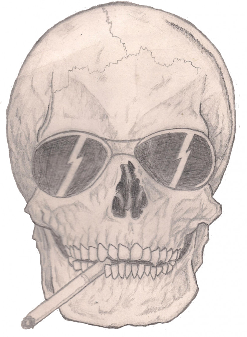 Cool Pics To Draw Drawing Skull Desktop Wallpaper Art PNG