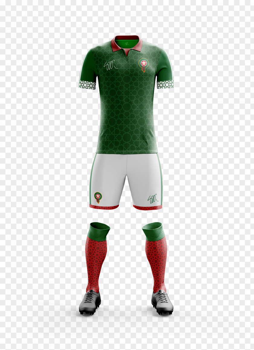 Football Morocco National Team 2018 World Cup Jersey Kit PNG