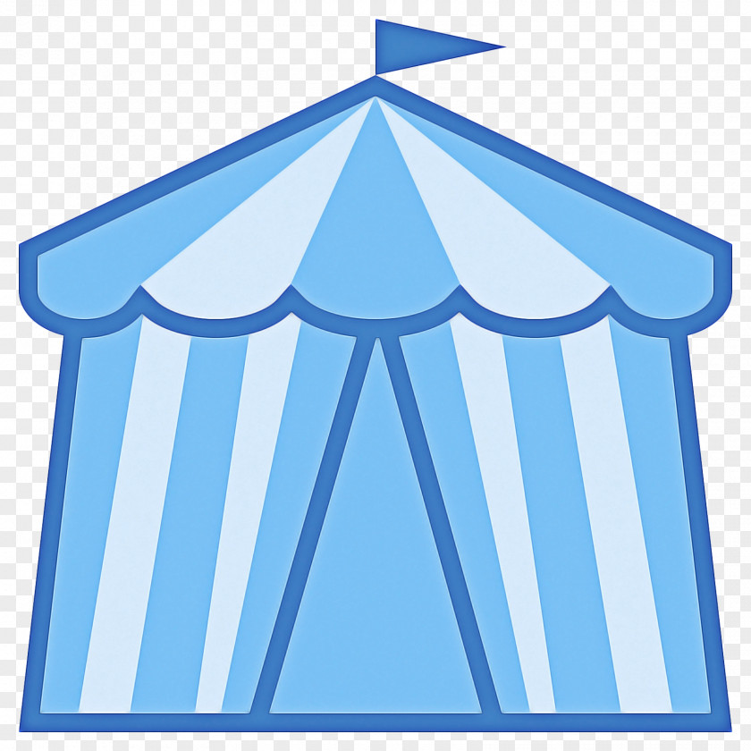 Blue User Interface Tent Cartoon PNG