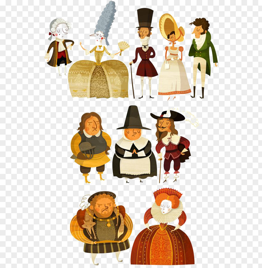 Hand-painted Fairy Tale Characters Character PNG