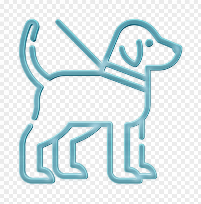 Line Art Tail Dog Icon Happiness PNG