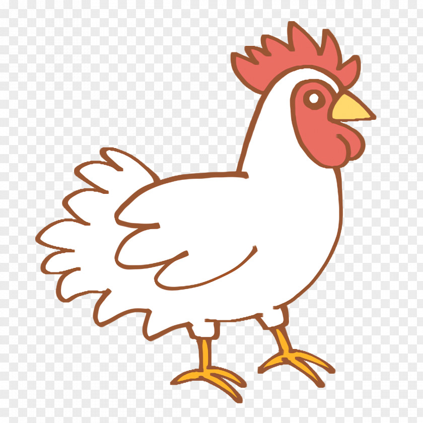 Rooster Chicken Cartoon Beak Animal Figurine PNG