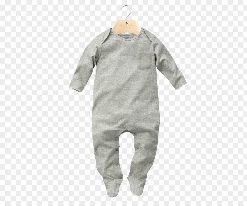 Stella Mccartney Baby & Toddler One-Pieces Bodysuit Sleeve Grey PNG