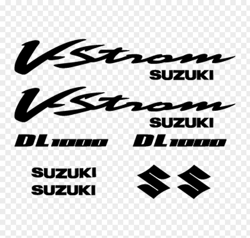 Suzuki V-Strom 1000 650 Motorcycle Sticker PNG