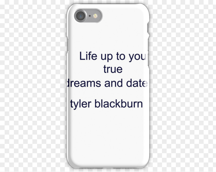 Tyler Blackburn IPhone 7 Snap Case 8 Trap Lord People's Club PNG