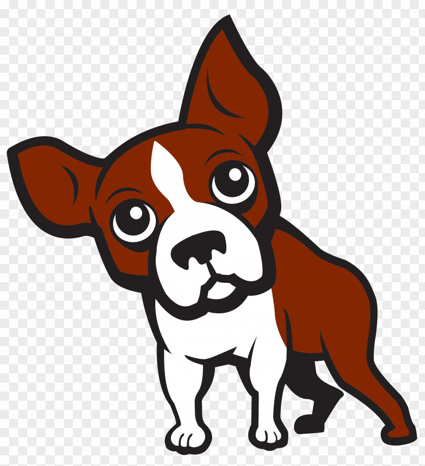 Boston Terrier Puppy Dog Breed Clip Art PNG