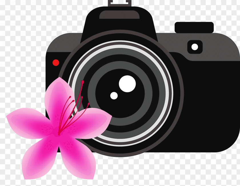 Camera Flower PNG