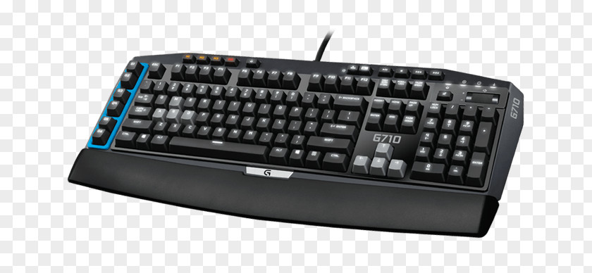 Computer Keyboard Logitech G710 Plus Gaming Keypad PNG