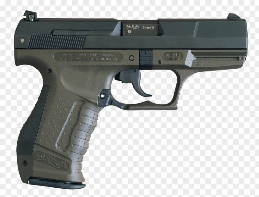 Handgun Image Walther P99 Pistol Firearm Carl GmbH 9×19mm Parabellum PNG