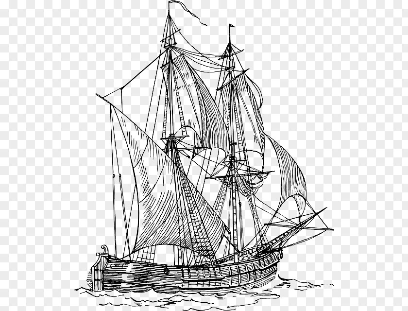 Ships And Yacht Bilander Sailing Ship Clip Art PNG