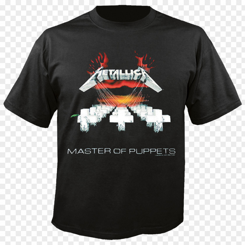 T-shirt Master Of Puppets Metallica Thrash Metal Heavy PNG