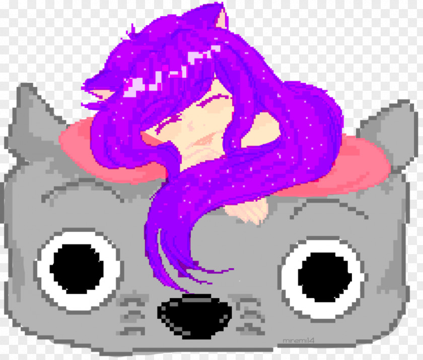 Totoro Art Purple PNG