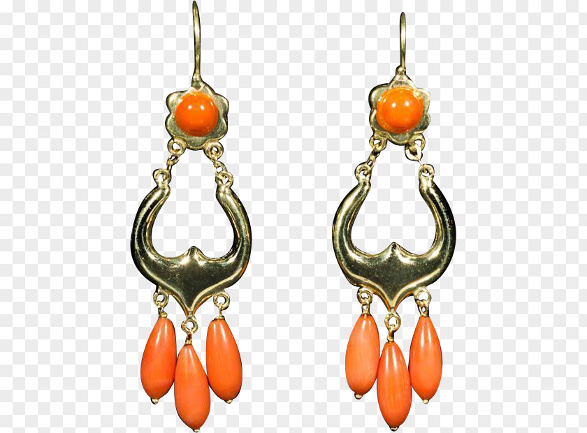 Jewellery Earring Body Colored Gold PNG